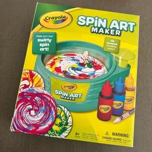CRAYOLA Spin Art Maker Creative Paper Craft 6+ New